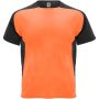 Bugatti rvid ujj uniszex sportpl, fluor orange, solid black