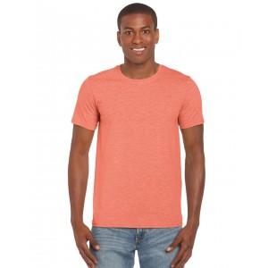 Gildan SoftStyle frfi pl, Heather Orange (T-shirt, pl, kevertszlas, mszlas)