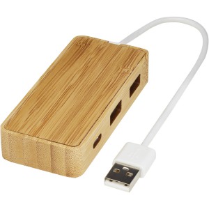 Tapas bambusz USB eloszt, natr (vezetk, eloszt, adapter, kbel)